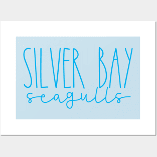 Handwritten Silver Bay Seagulls Posters and Art